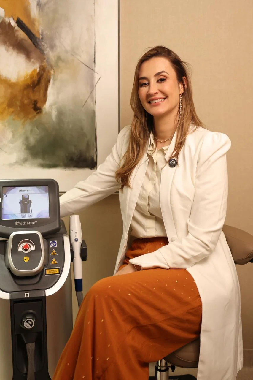 dra karoline rizzatti laser para tratar vermelhidao no rosto